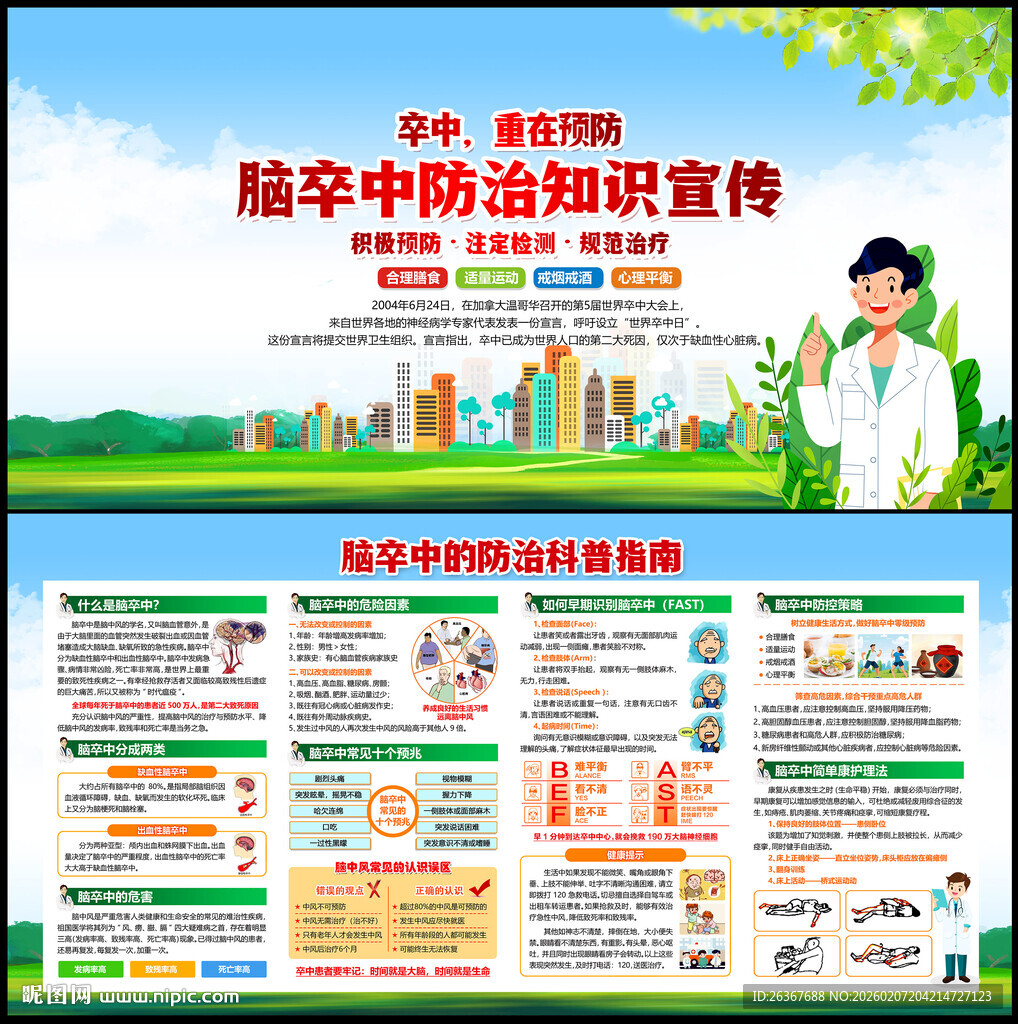 脑卒中防治常识