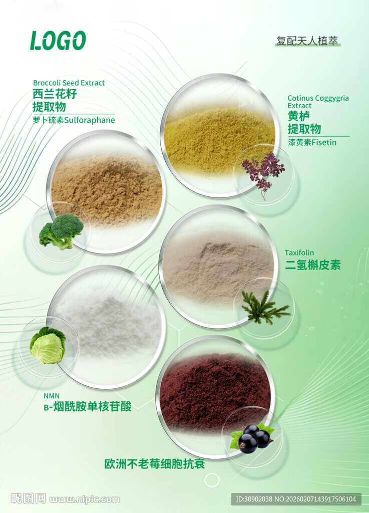 生物科技天然植物提取