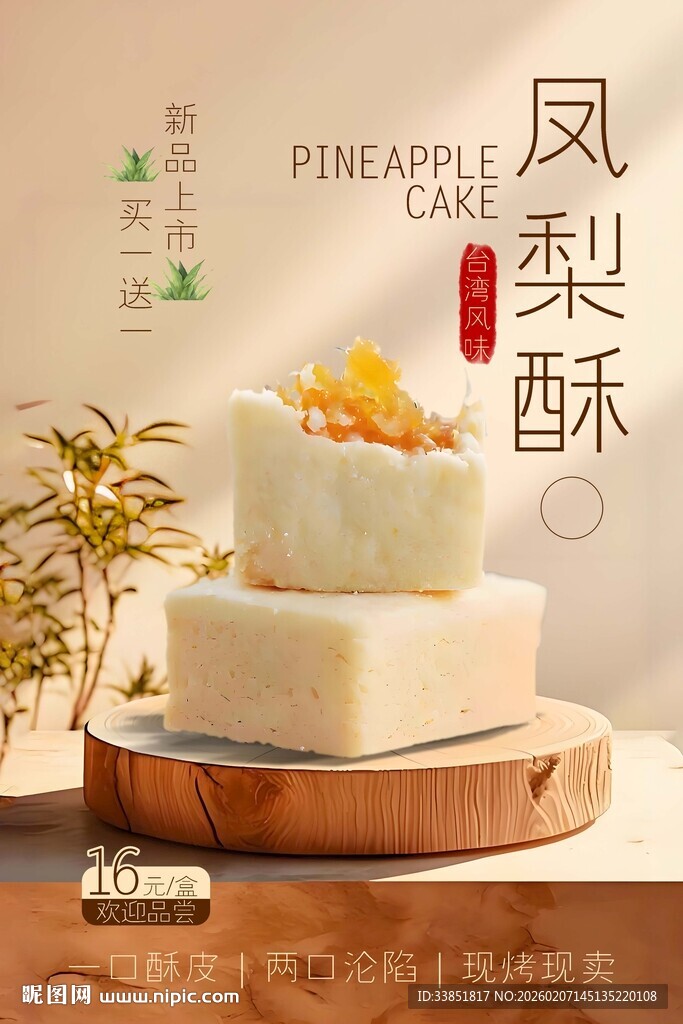 凤梨酥海报 