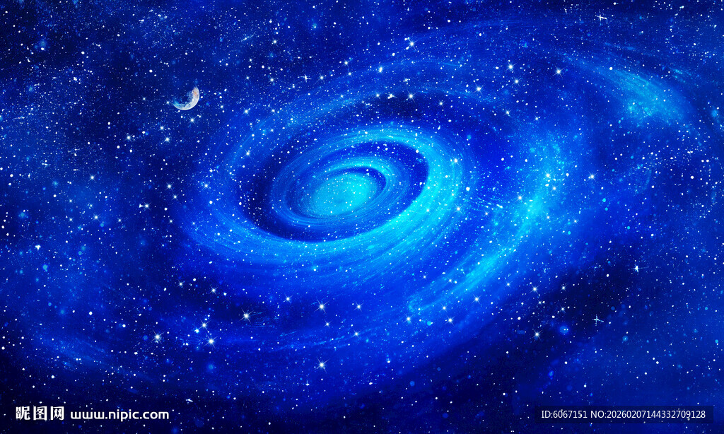 漩涡星空天花软膜背景