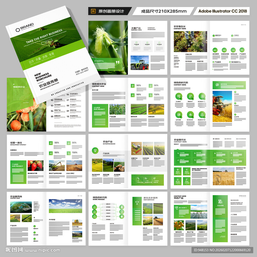 农产品画册
