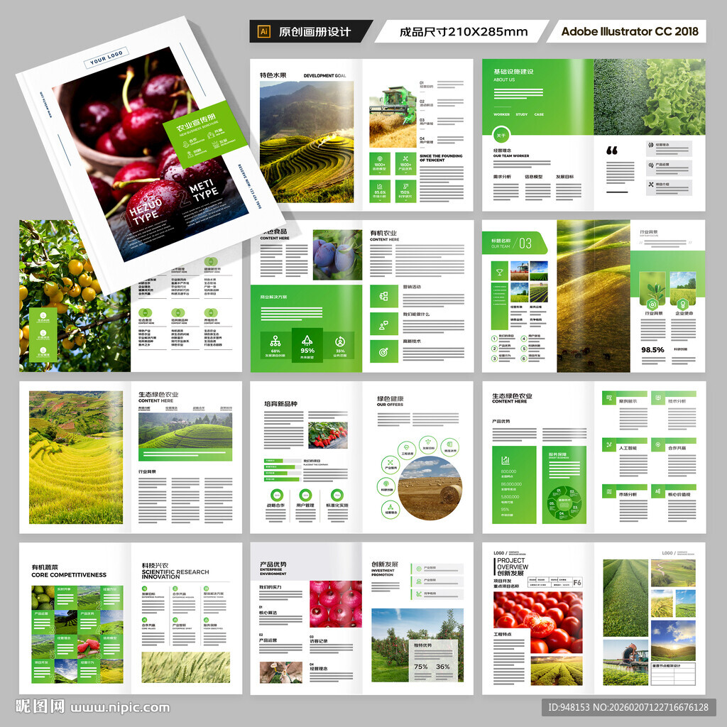 农产品画册