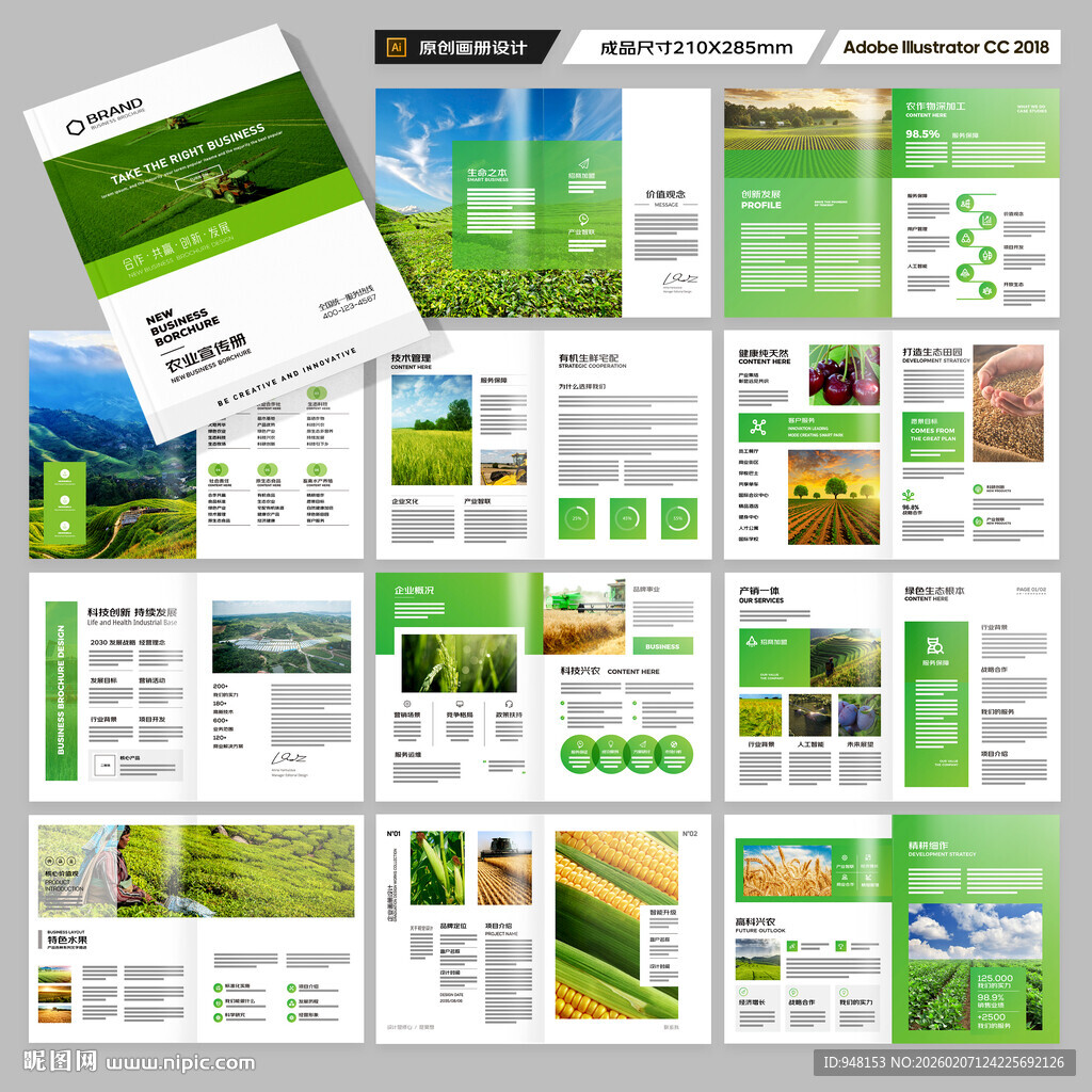 农产品画册