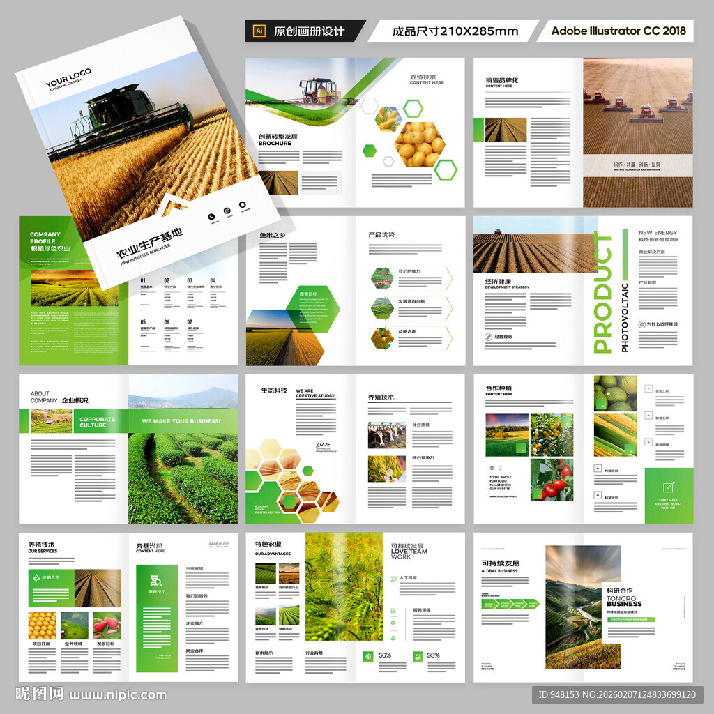 农业合作社画册