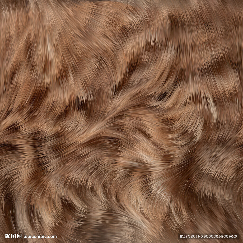 棕色毛发皮毛