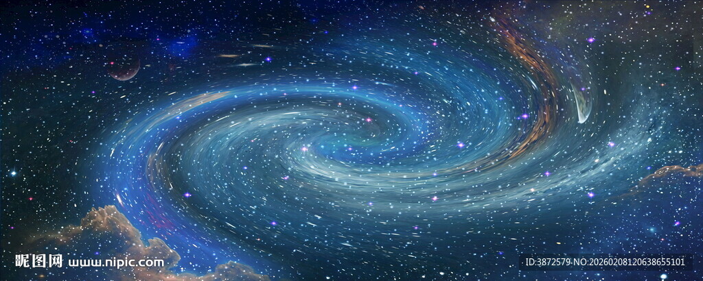 巨幅宇宙星空背景图