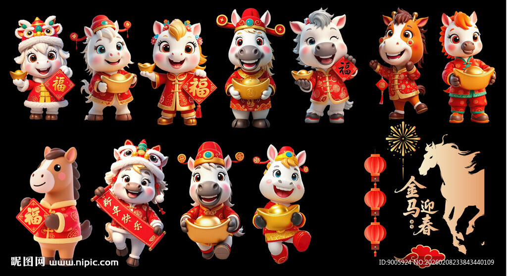 可爱生肖形象集合