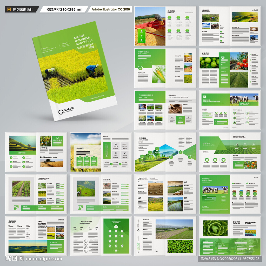 农业合作社画册