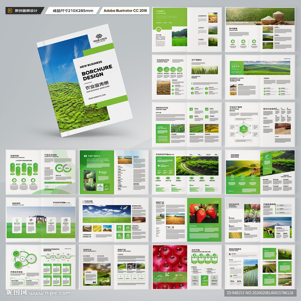 农产品宣传册