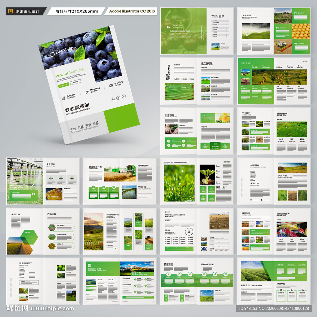 农业合作社画册