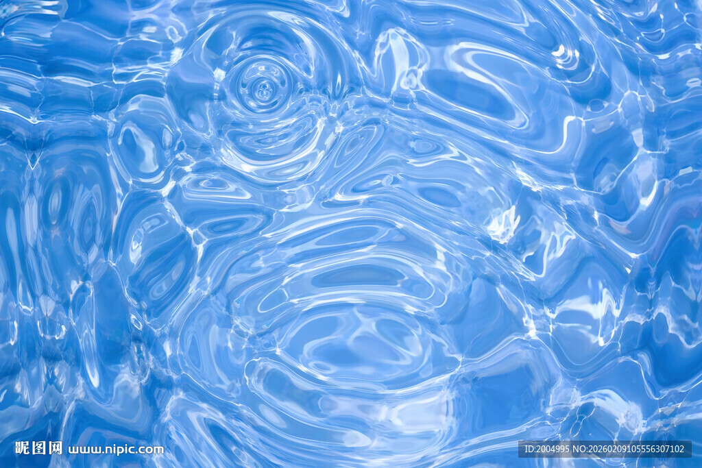 蓝色水波纹