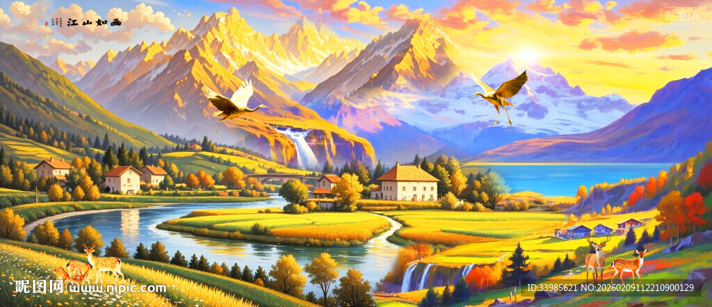 日照金山聚宝盆