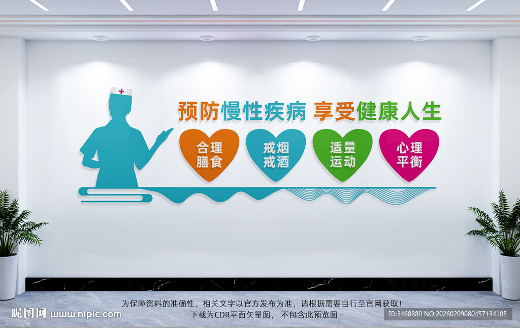预防慢性疾病文化墙