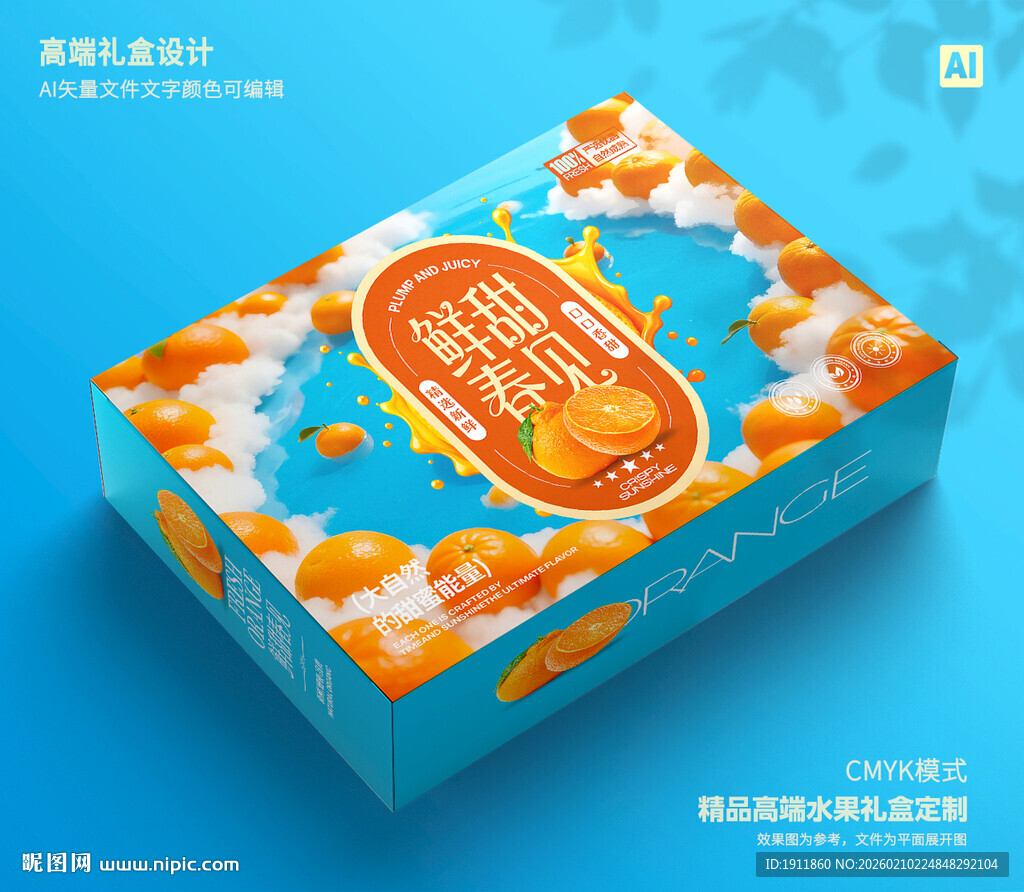 春见包装 桔子礼盒