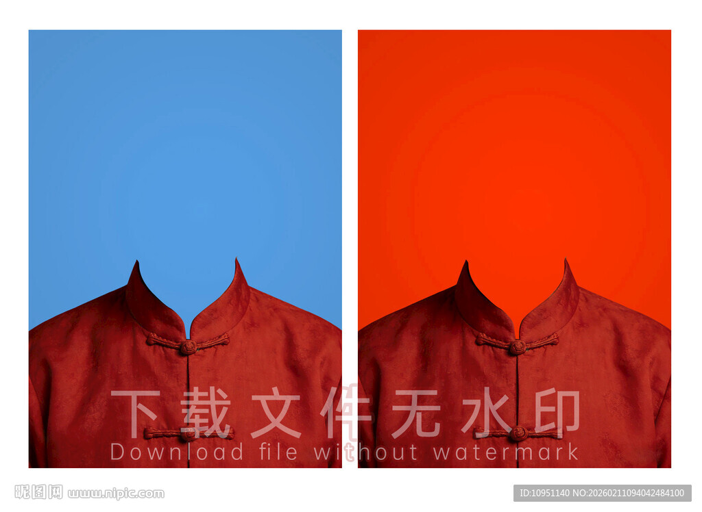 老年唐装模版 男性