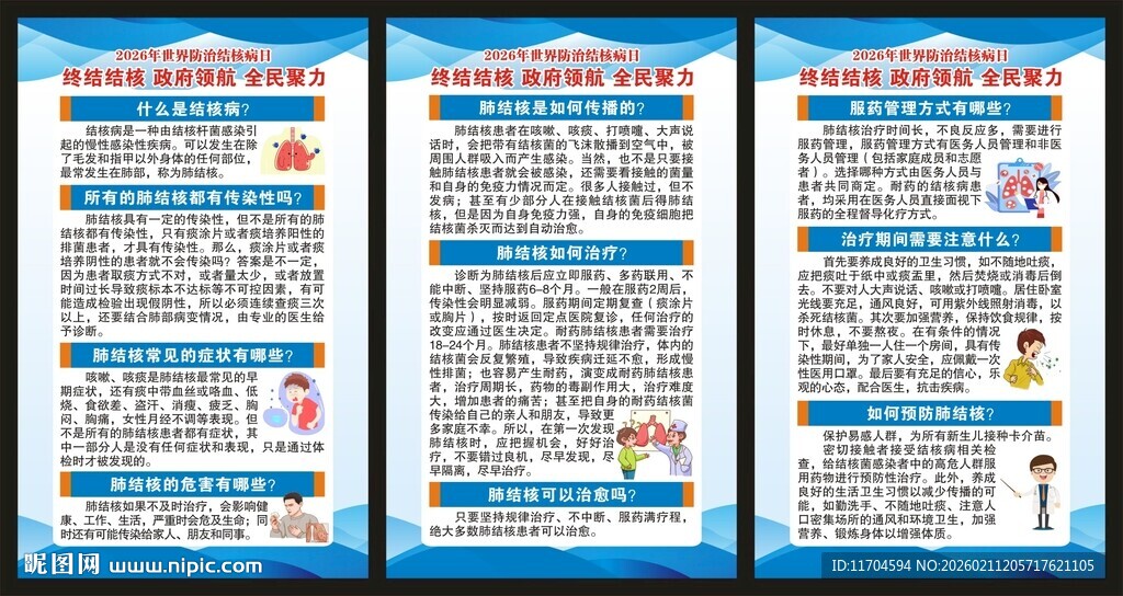 世界防治结核病日展板