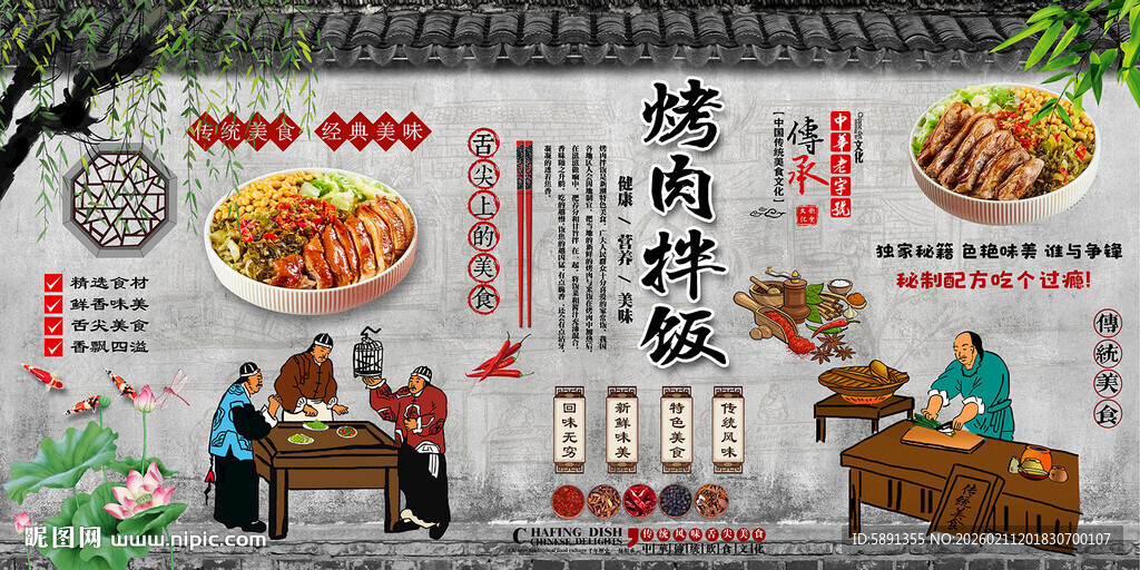 烤肉拌饭