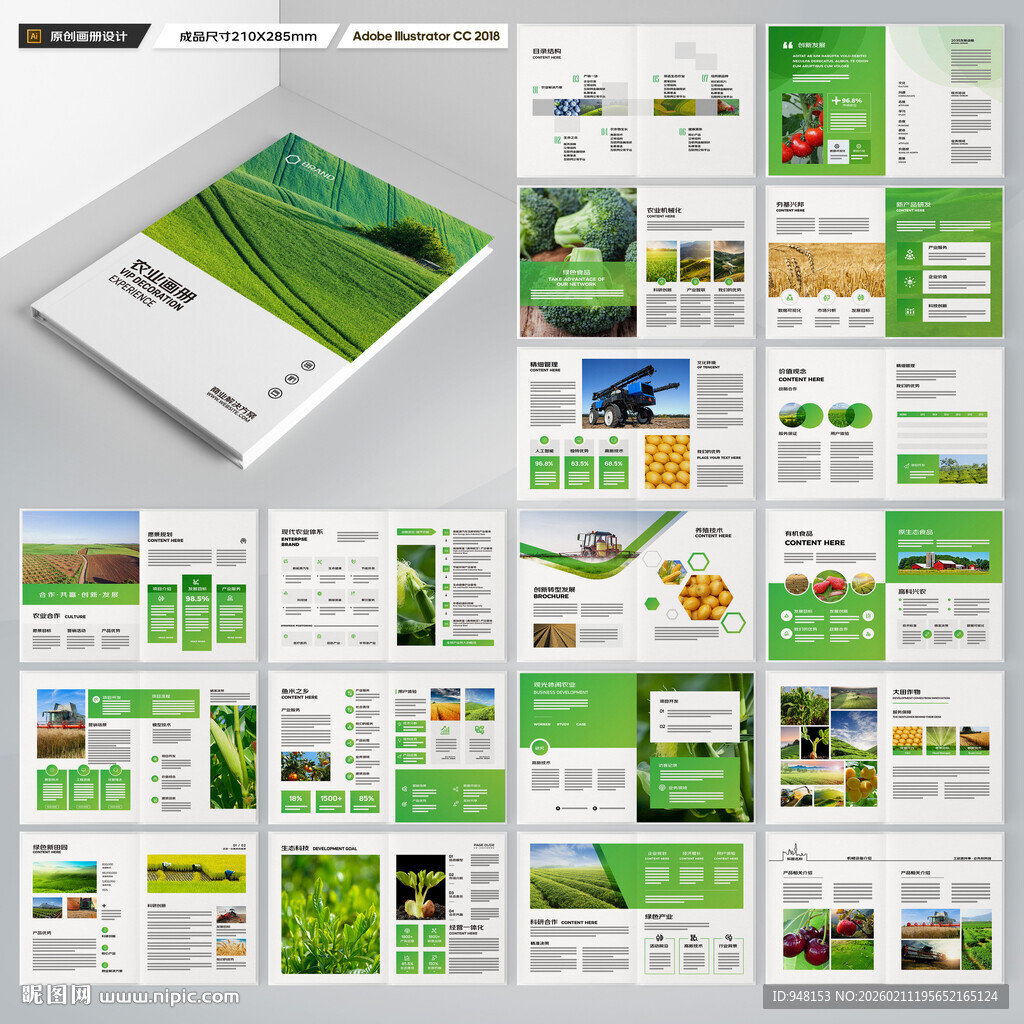 农产品宣传册