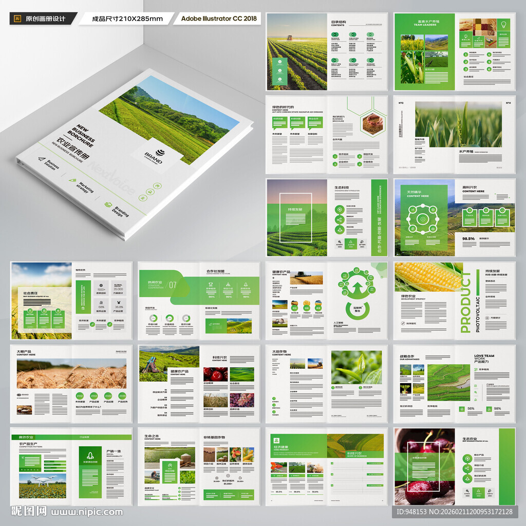 农业合作社画册
