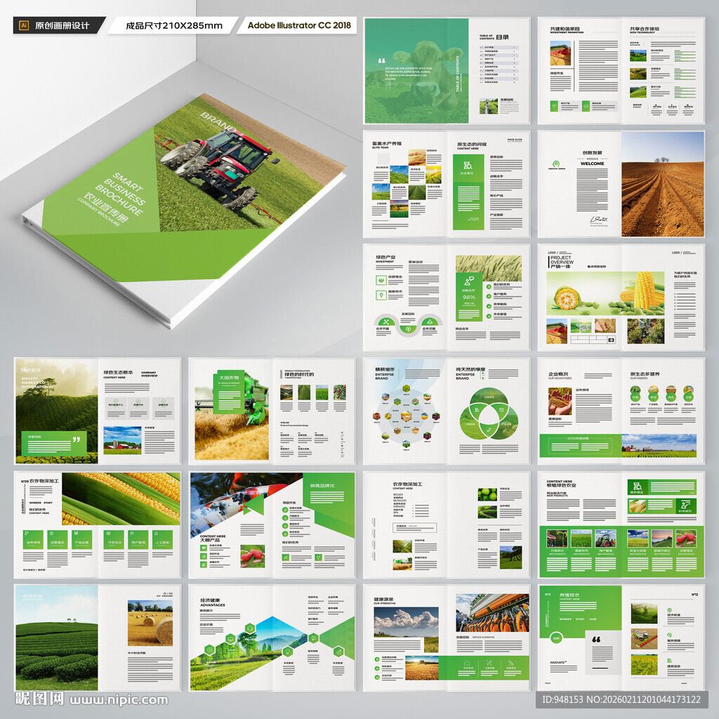 农产品宣传册