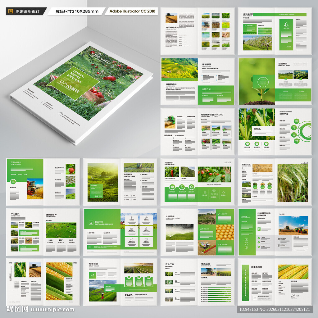 农业合作社画册
