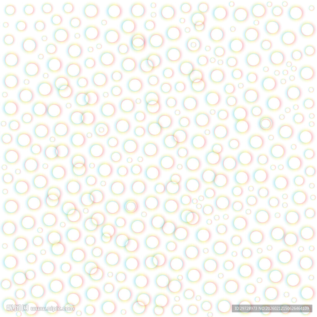 彩色圆圈图案背景纹理