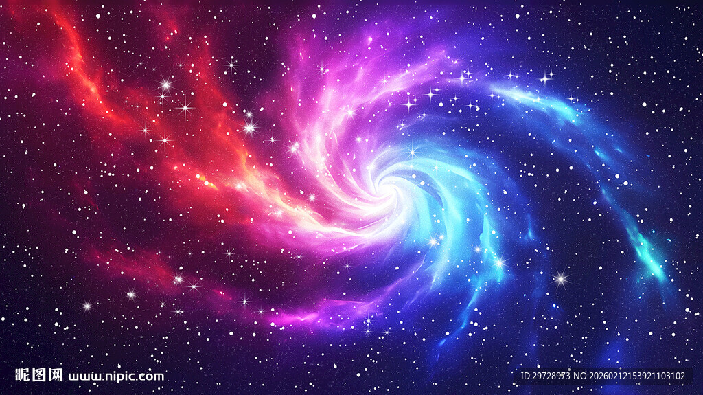 绚丽星空星云漩涡