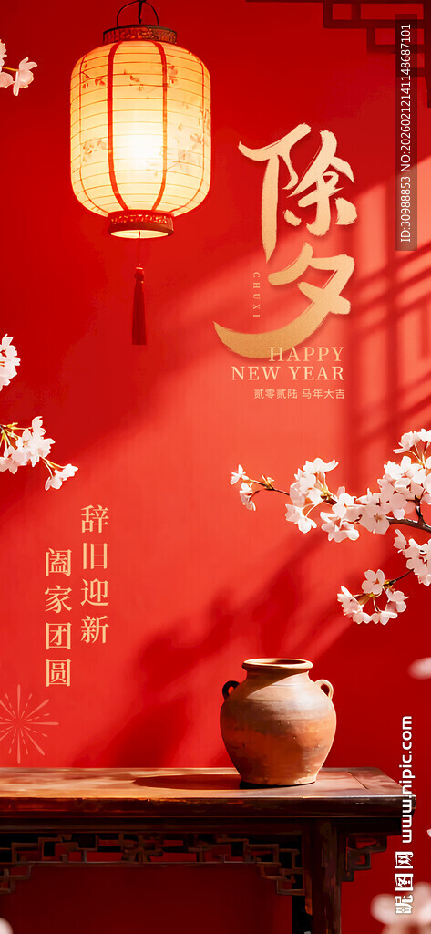 中式新春场景 除夕 新年