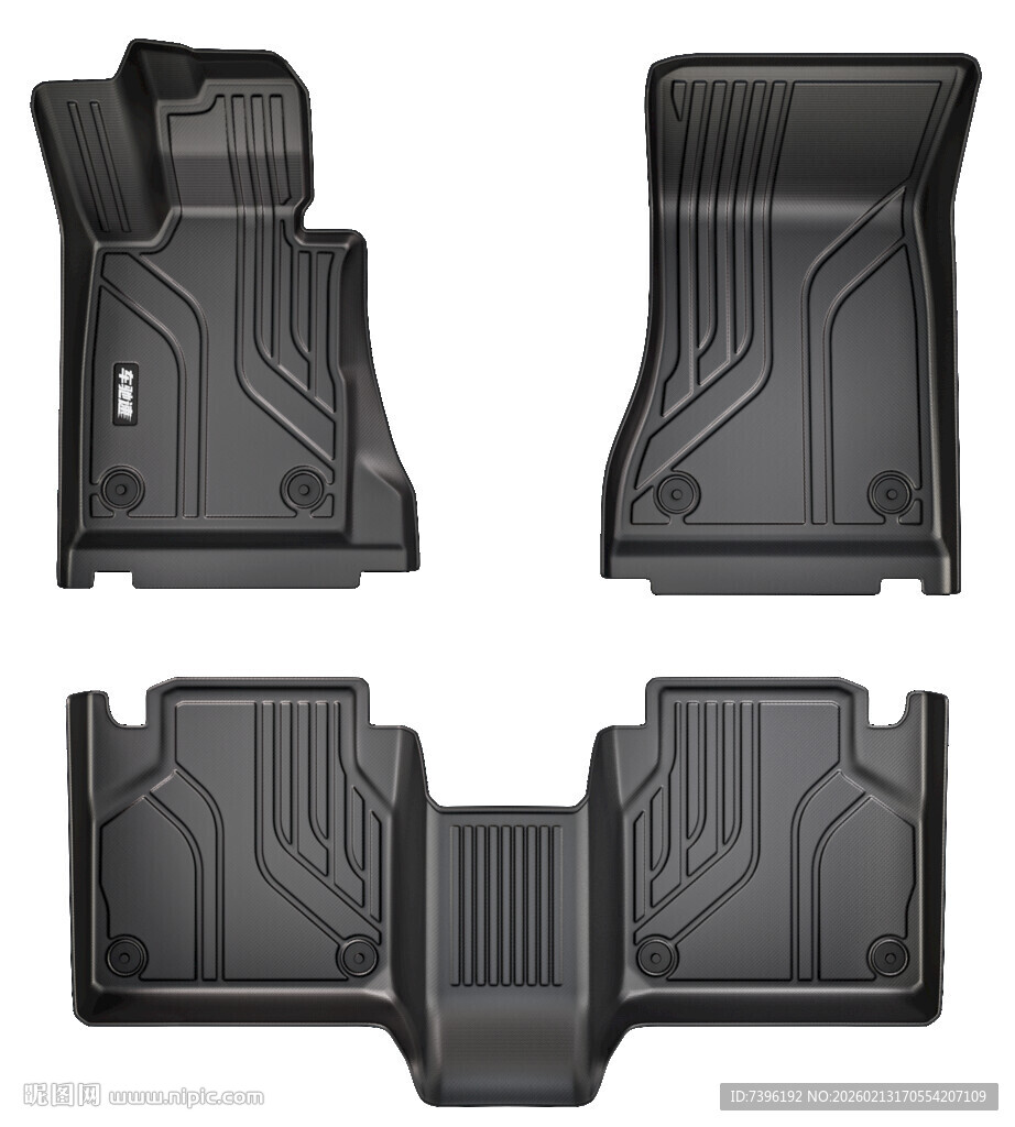 汽车全包围脚垫展示