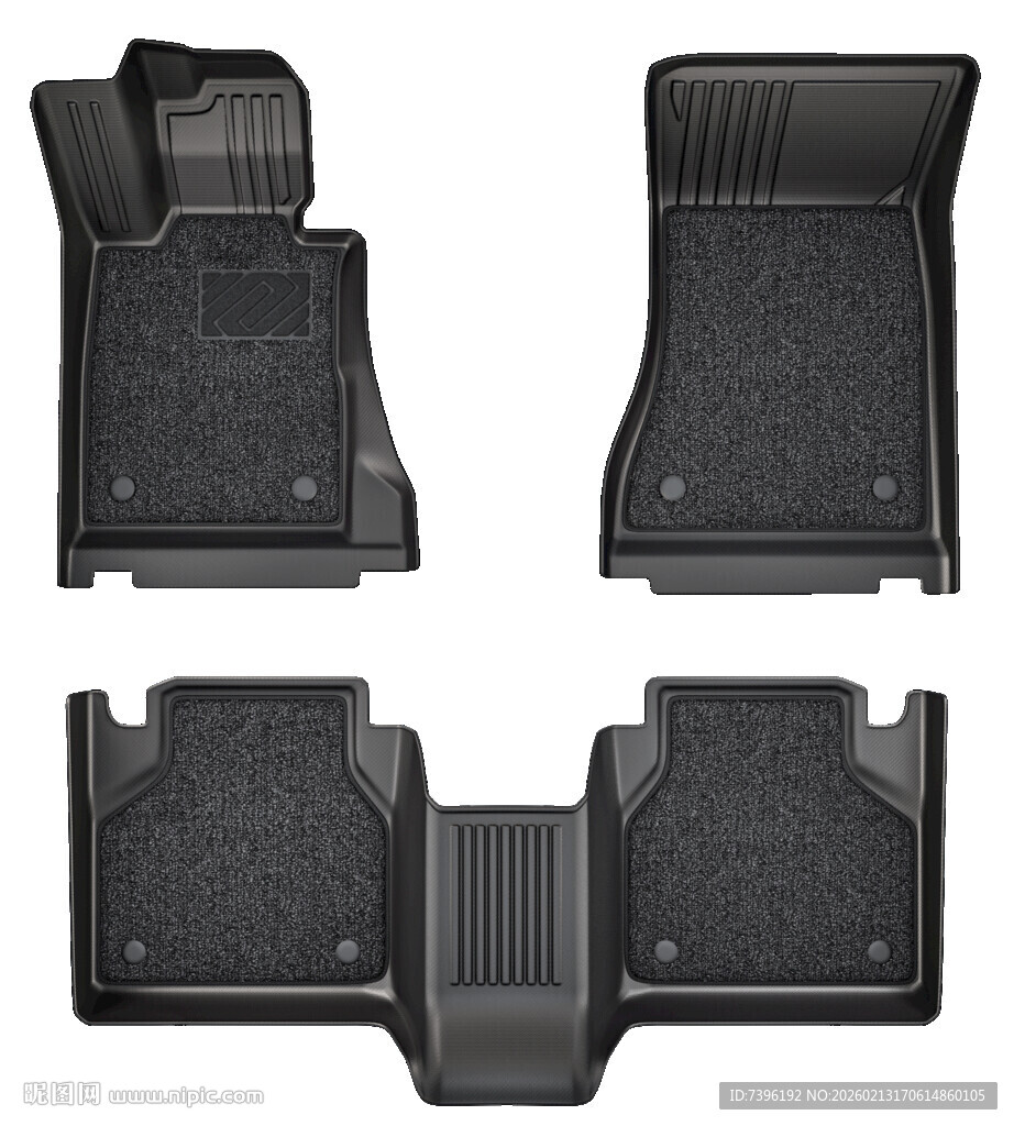 汽车脚垫高清展示图