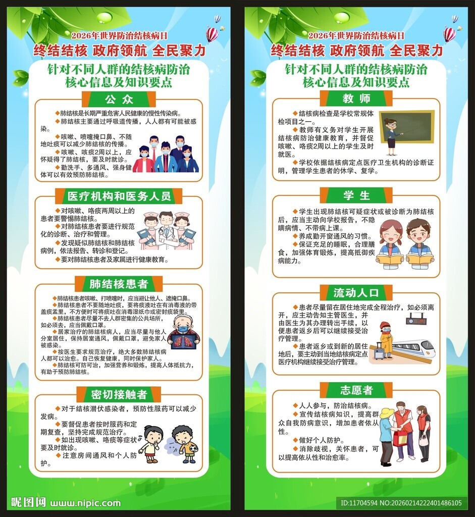 世界防治结核病日展架