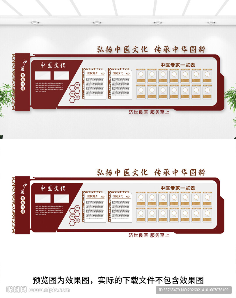 中式医院专家医生介绍栏