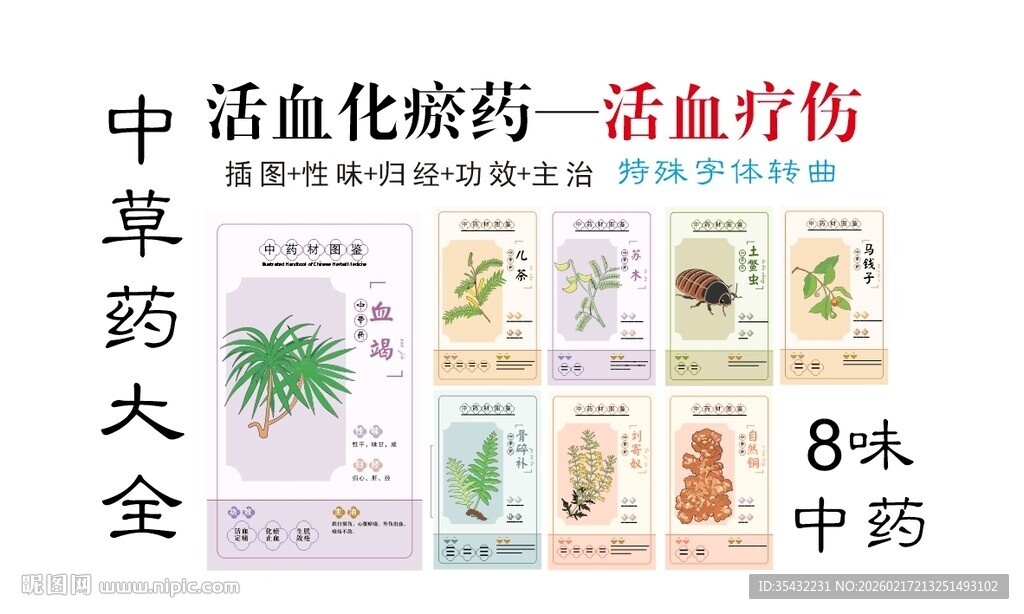 中草药大全之活血疗伤药