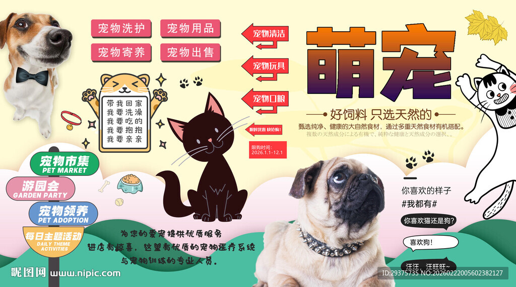 宠物用品背景墙