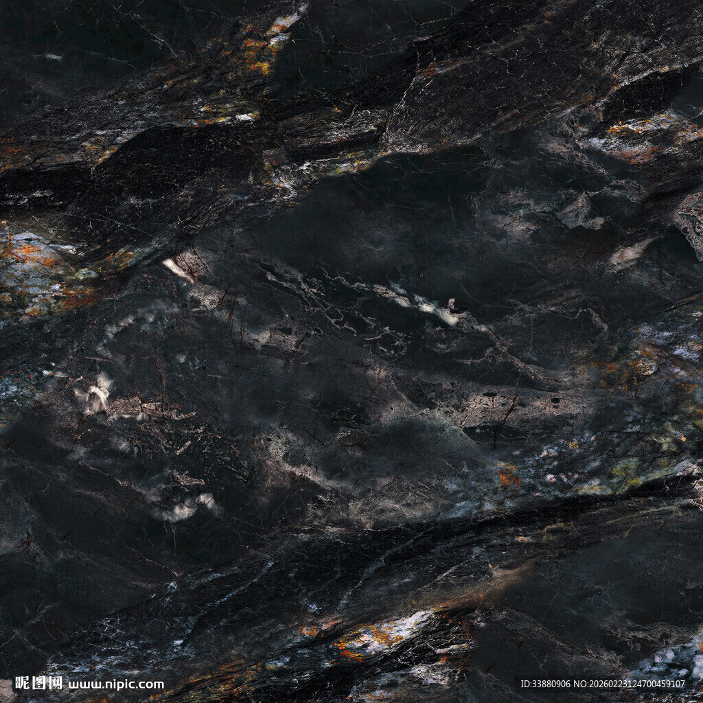 黑色 简约奢雅石纹 豪华石材 