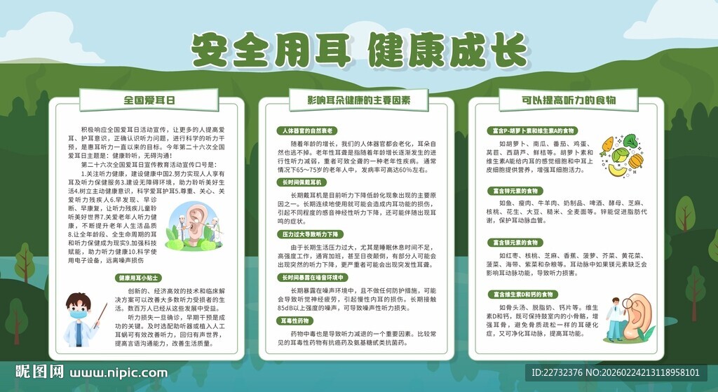 全国爱耳日宣传栏