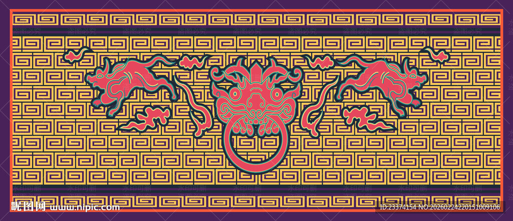 传统精美装饰图案