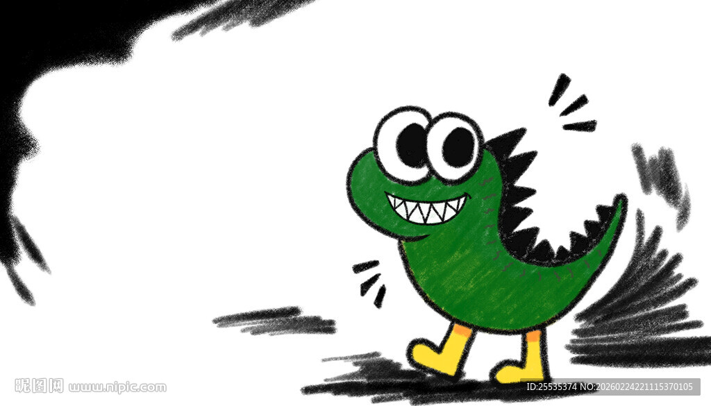 手绘恐龙背景图片