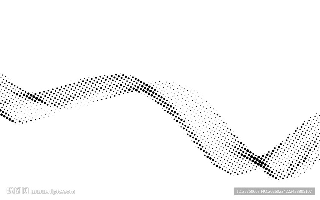 波浪形线条设计元素