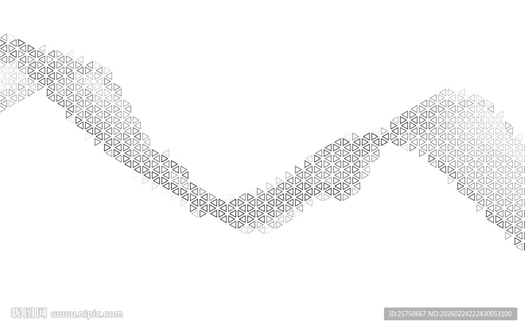 白色波浪线条纹理图案