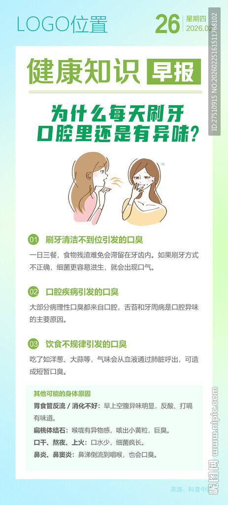 健康知识宣传页展示