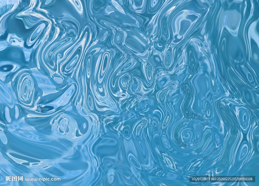 蓝色水波纹