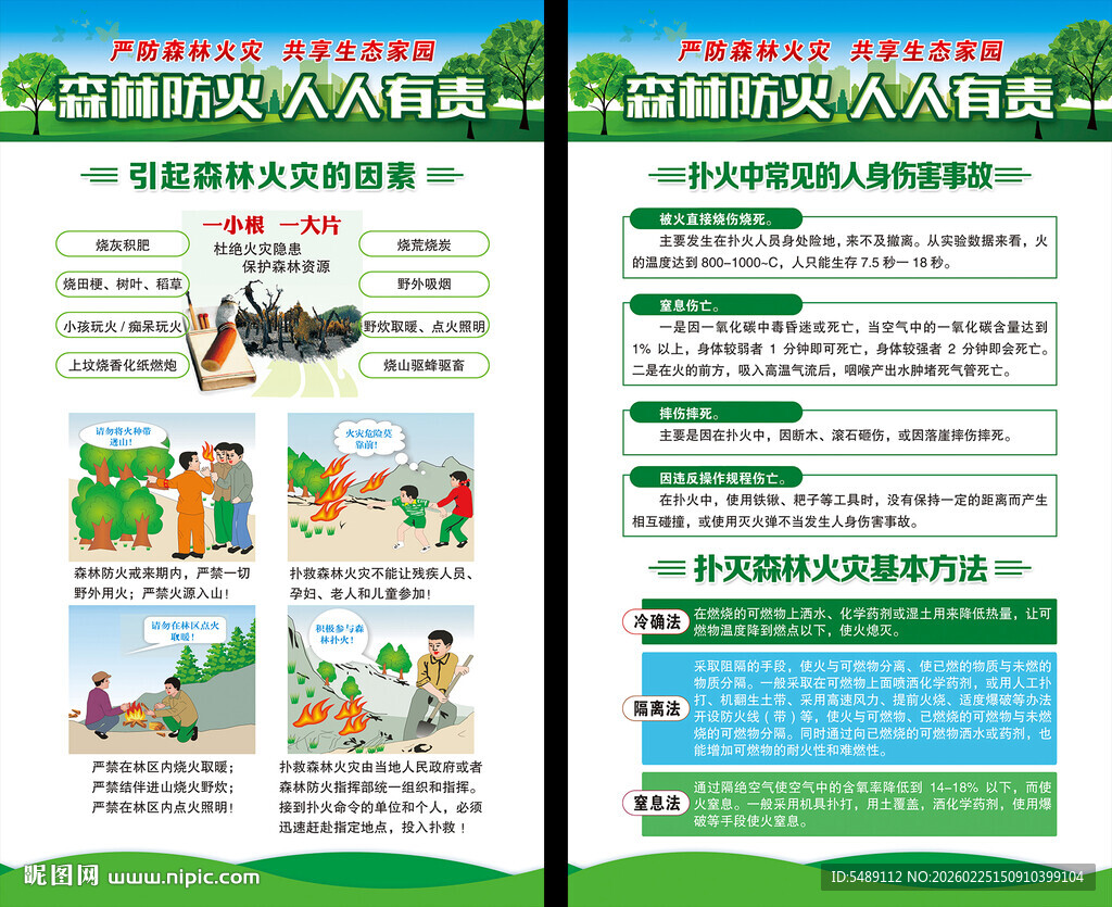 森林防火海报