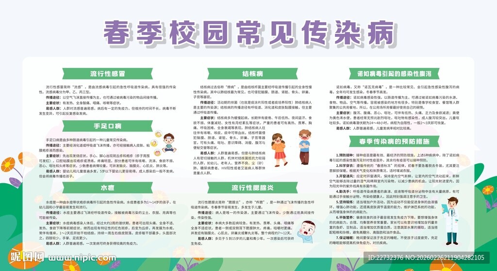 春季校园常见疾病防治