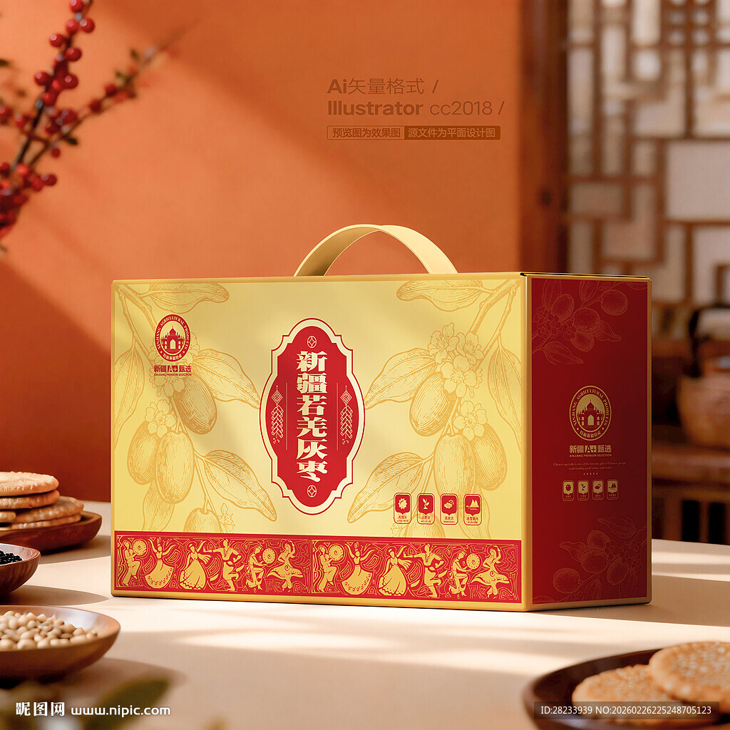 红枣包装 灰枣礼盒