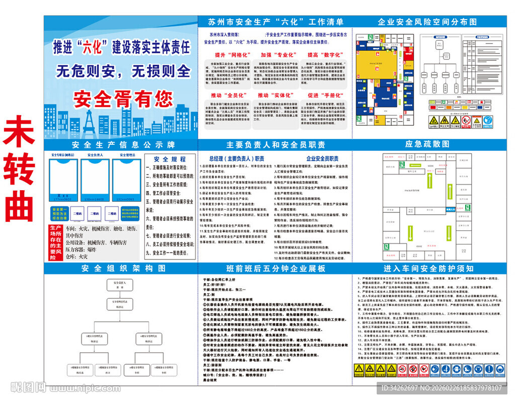 公司六化看板图