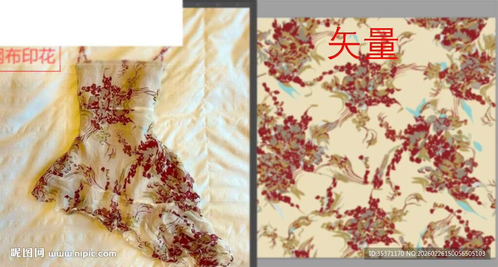 复古花卉图案纹理设计