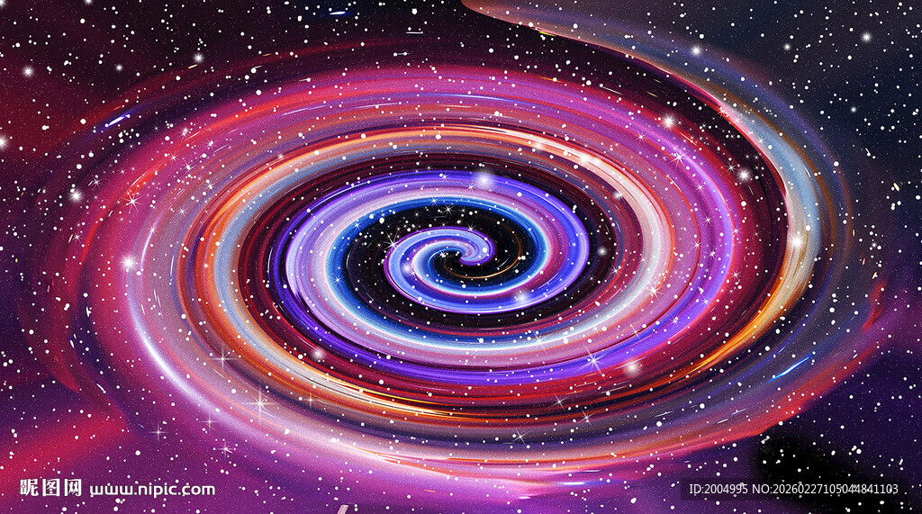 绚丽宇宙漩涡奇景