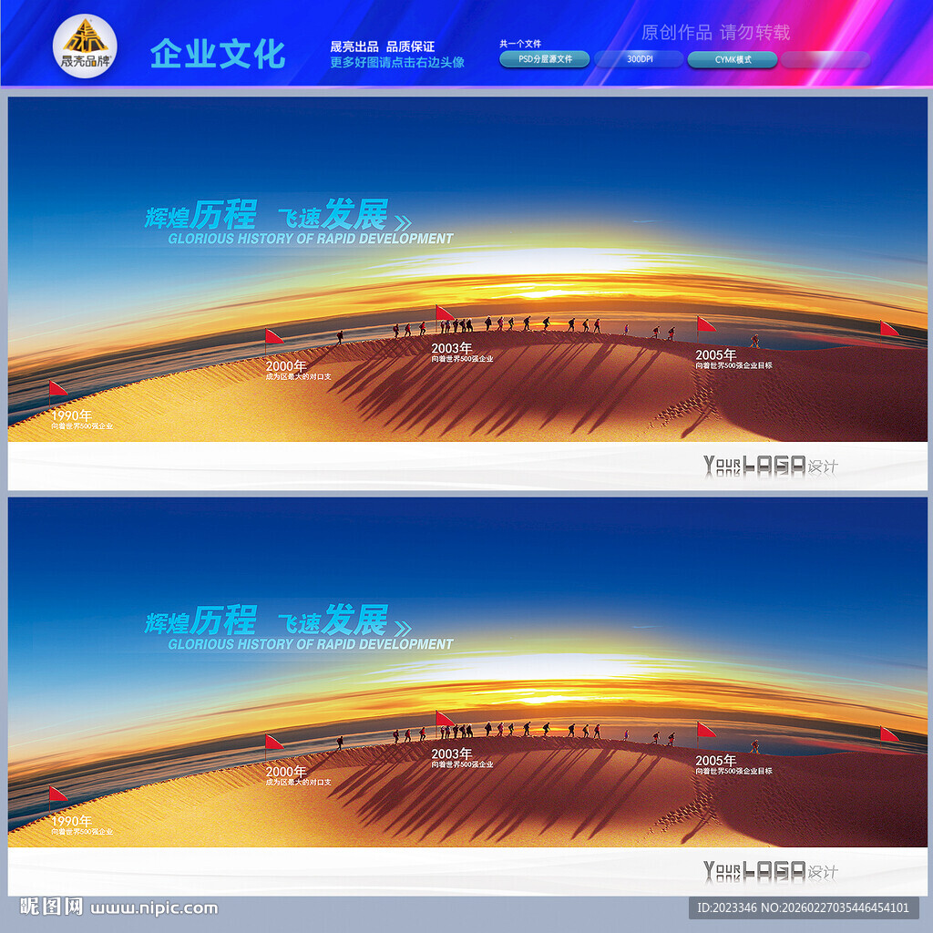 企业大事记发展历程文化墙