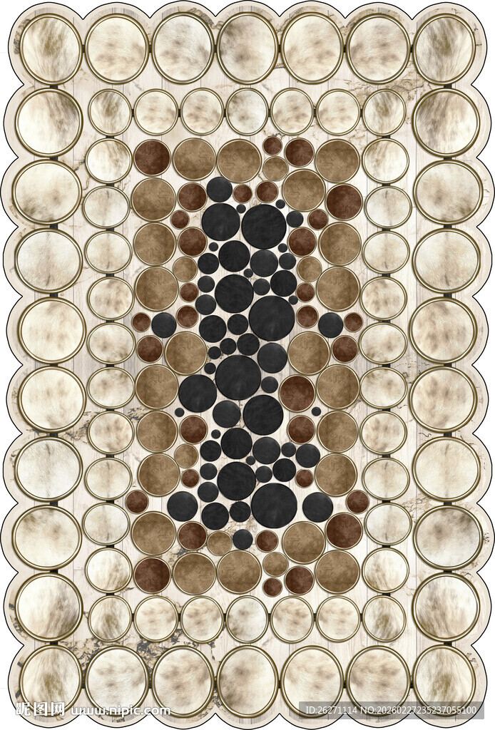 几何图案马赛克瓷砖设计